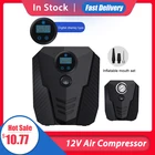 12 В умный автомобильный воздушный компрессор интеллектуальный цифровой дисплей зарядка беспроводной автомобильный воздушный насос портативный насос для шин Электрический светодиодный насос