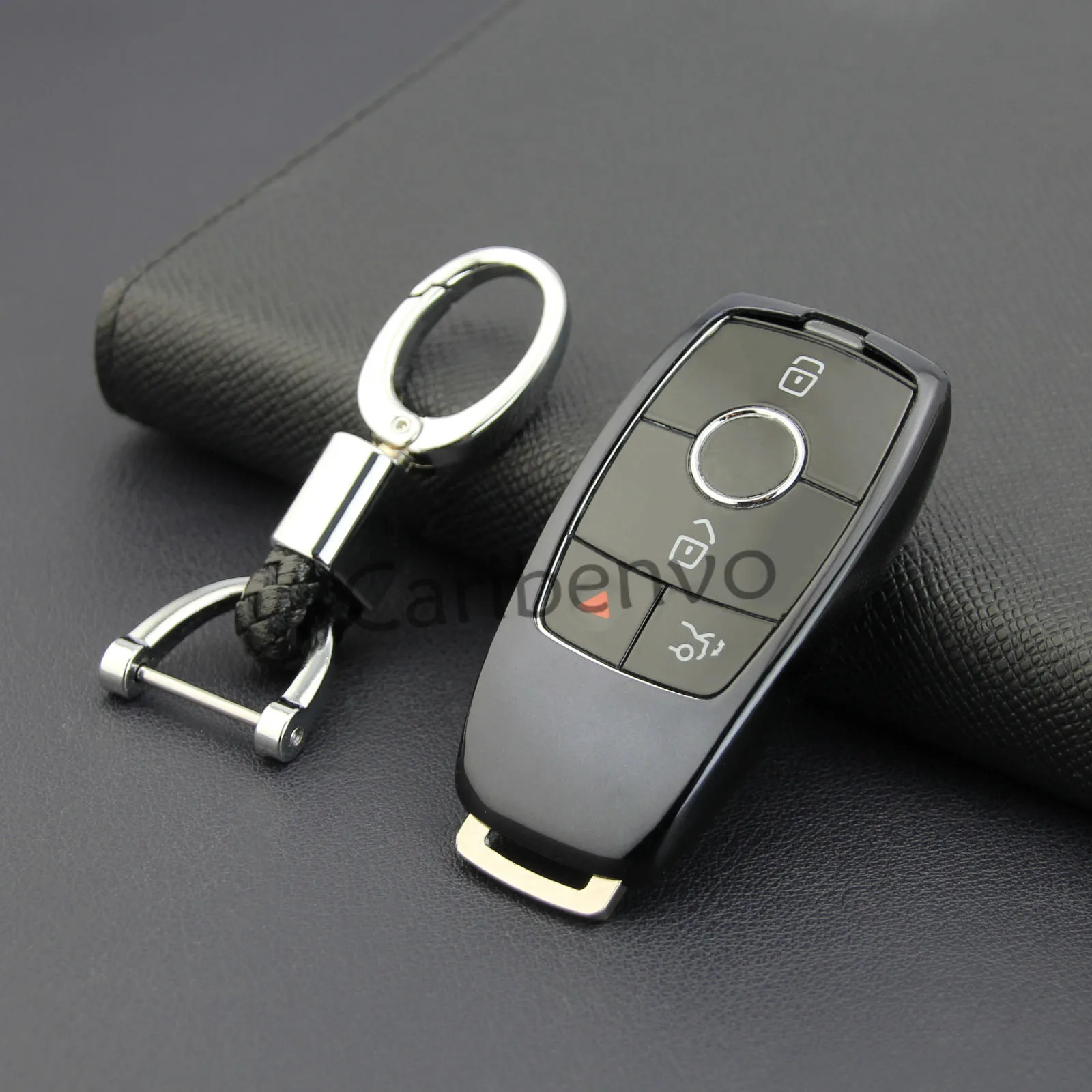 Black TPU Car Key Keychain Holder Cover Shell For Mercedes-Benz A C E S G CLASS CLS GLC GLE W205 S213 C238 W222 C257 X253 V167 | Автомобили