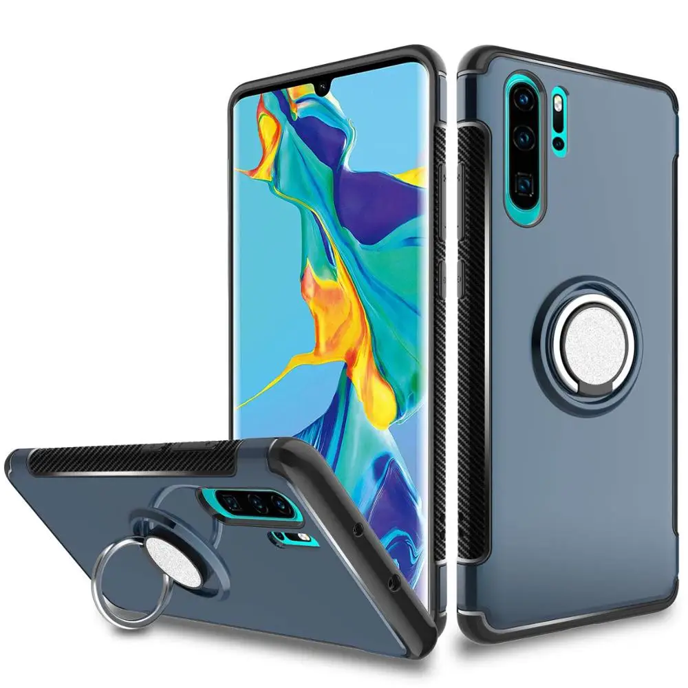 Чехол для Huawei P30 P20 Mate 20 Lite Pro чехол с магнитным кольцом и подставкой Honor 10 9X 8X 7X |