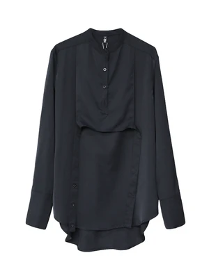 Маленькая весенне-осенняя Новая Домашняя рубашка в стиле Харадзюку с имитацией