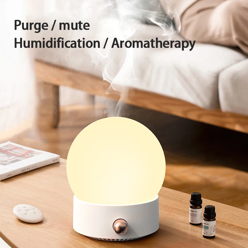 Air Humidifier Moon Diffuser Humidification Night Lights Mute Desktop Aromatherapy Mini Moisturizing Sprayers | Дом и сад