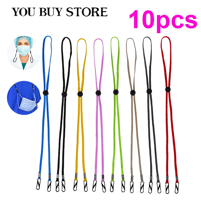 10 шт. маска для лица ремешок удобная защита шеи веревка на шее шею удобный