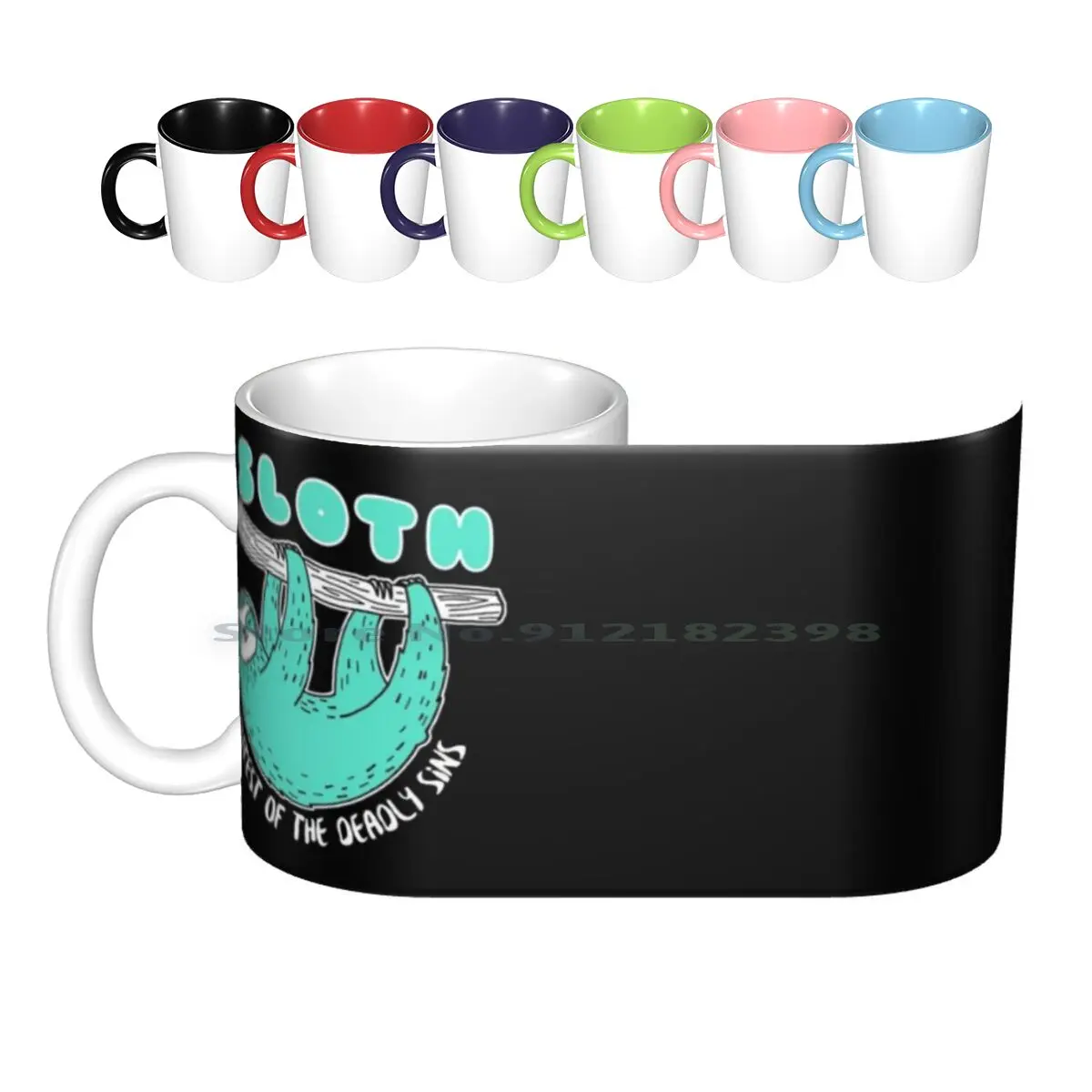 

Sloth Cutest Of The Deadly Sins Ceramic Mugs Coffee Cups Milk Tea Mug Seven Deadly Sins 7 Deadly Sins Sloth Deadly Sins Sins