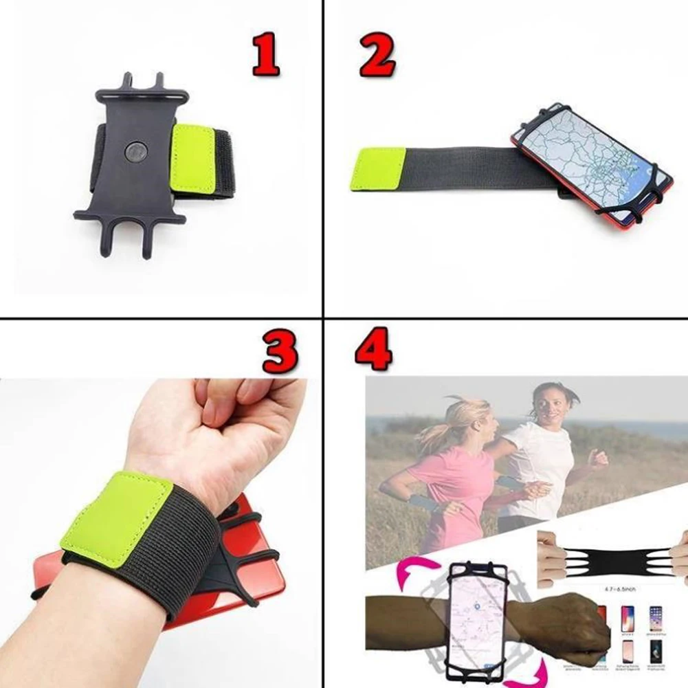 

Sports Running Phone Holder Armband Running Jogging Adjustable Wrist Band Bag Case Outdoor Running Riding Phone Holder