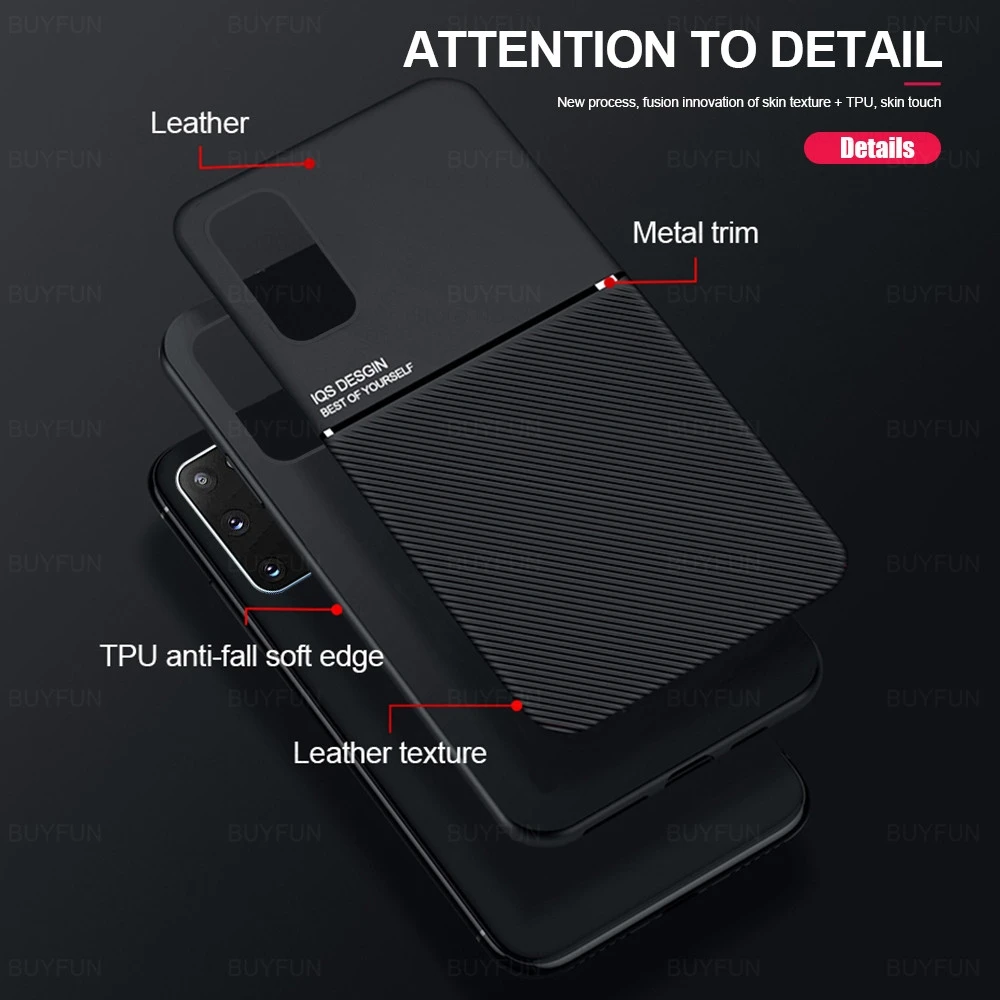 for oneplus8t case leather texture car magnetic holder phone covers for oneplus nord 8t 8 t 5g matte silicone shockproof coque free global shipping