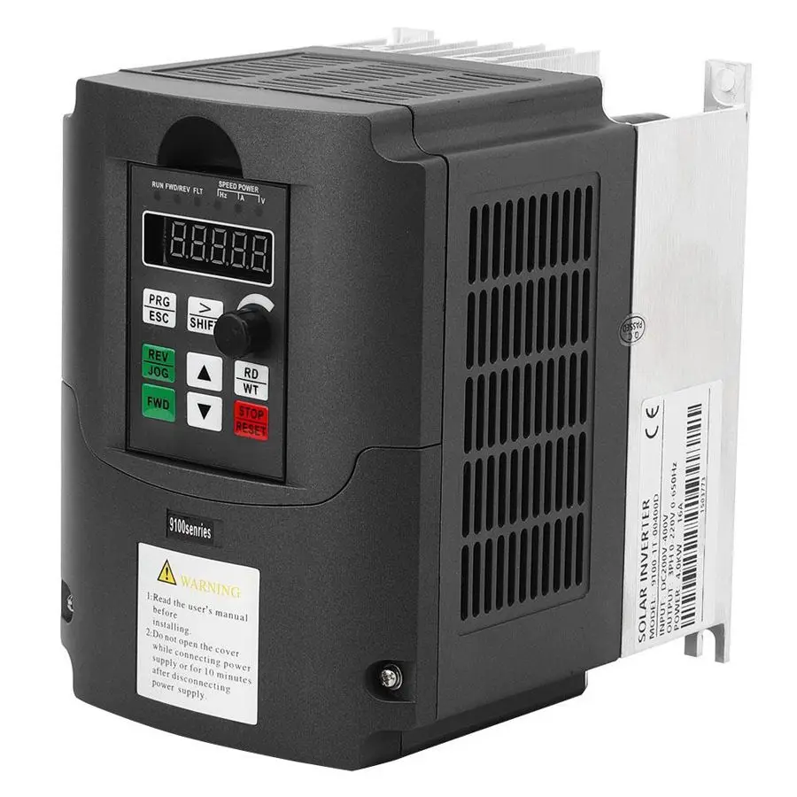 4 кВт VFD инвертор солнечной переменной частоты фотовход 3-фазный 0-220VAC выход 0-650 Гц