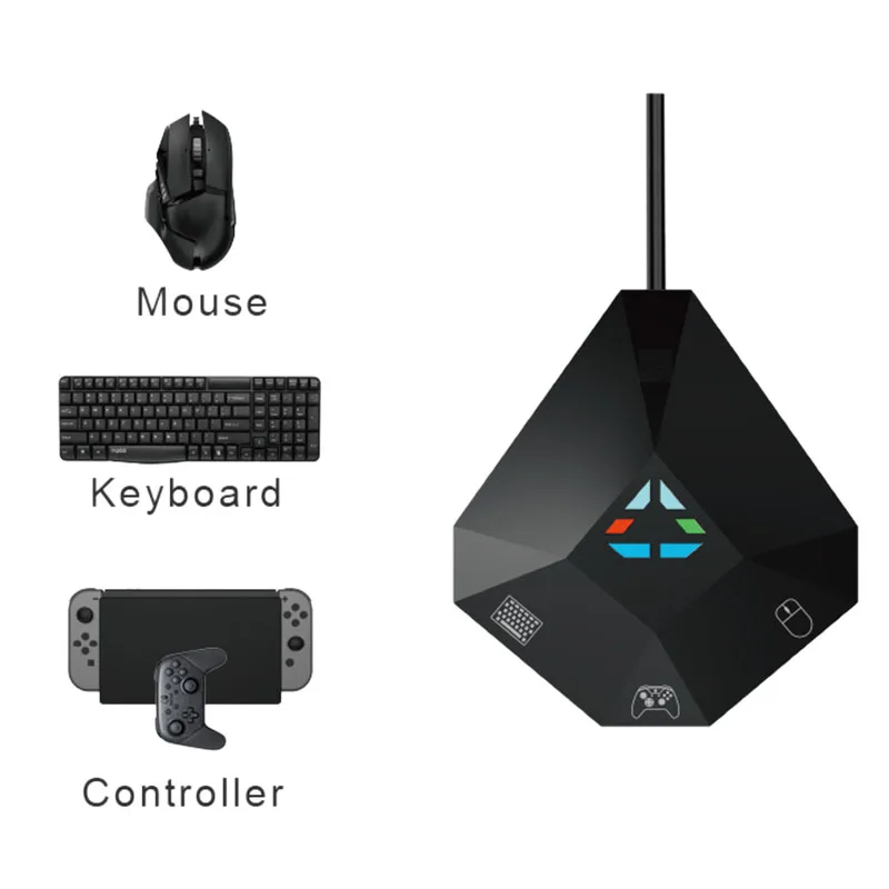 Адаптер для контроллера клавиатуры мыши конвертер PS3/XBOX ONE/360 ДЛЯ NS Switch/PS4 Геймпад |