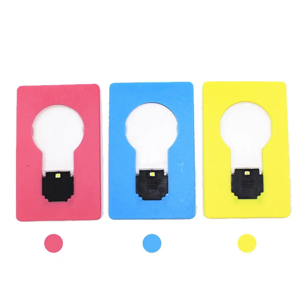 Мини Портативный Карманный Кошелек складной светодиодный светильник для карт ing