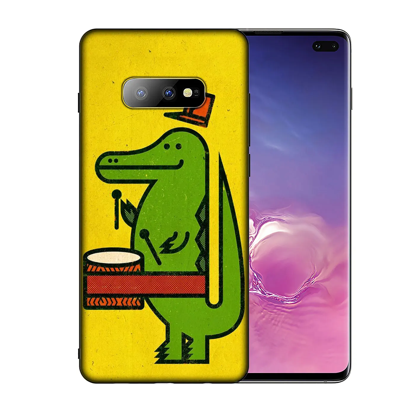 Мягкий силиконовый чехол IYICAO с изображением животных крокодила для Samsung Galaxy S20 Ultra