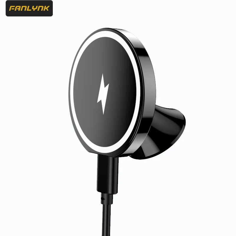 Магнитное зарядное устройство Fanlynk типа C/USB для беспроводного зарядного