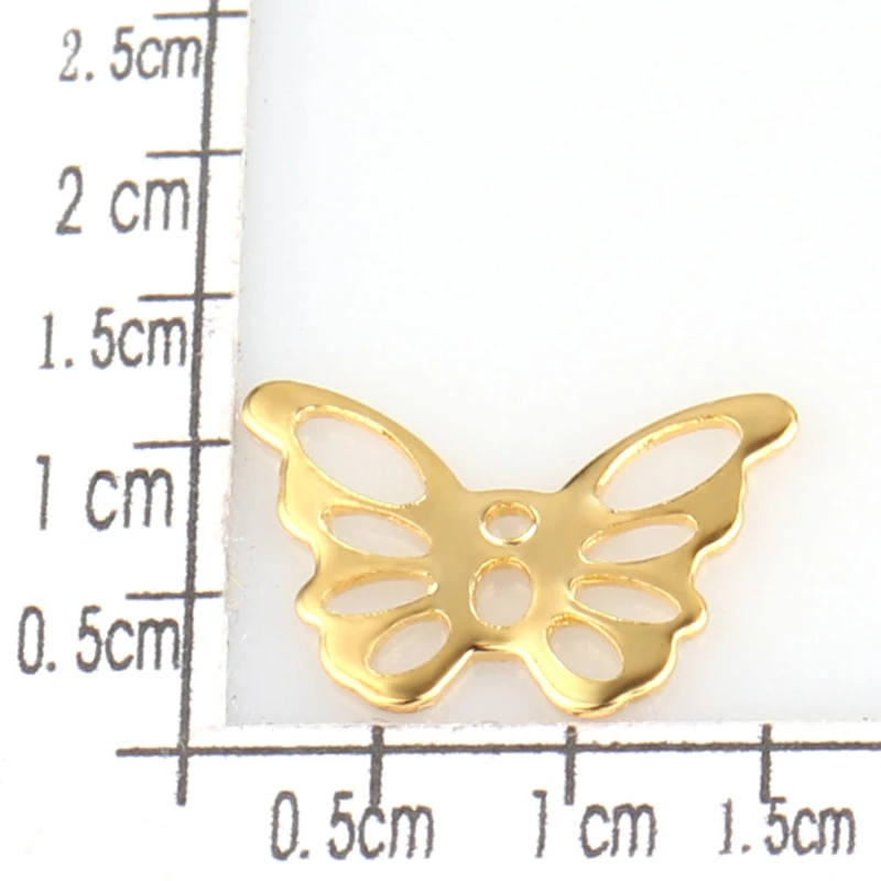 

20pcs Stainless Steel Butterfly Charm Pendant Bracelet Earring Necklace Decoration Butterfly Pendant DIY Handmade Jewelry Making