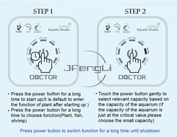 3-го поколения Chihiros Доктор 3 в 1 удаление водорослей Touch Bluetooth приложение Twinstar стиль электронный Аквариум рыба завод Креветки Танк