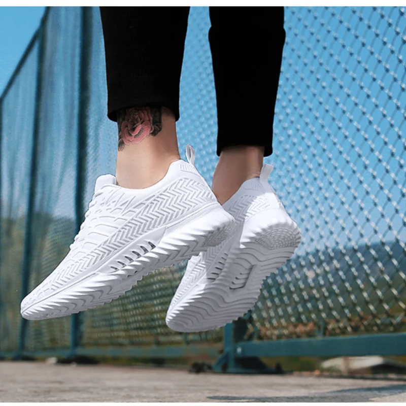 

Shoes Men's Fashion Shoes Spring New Fashion Casual Walking for Men Sport Shoes ins White Mesh Light Breathable Running Sneakers
