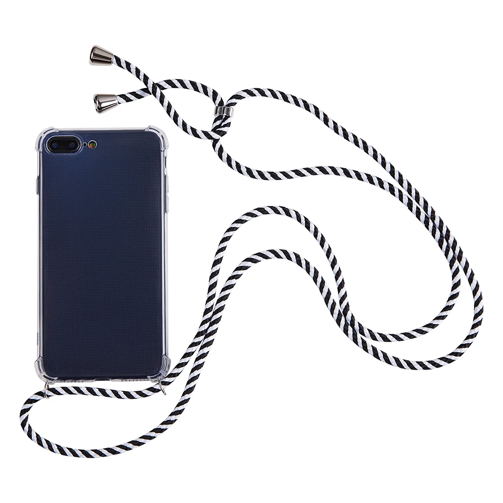 Прозрачный чехол подвеска для мобильного телефона Samsung Galaxy S20 Ultra S8 S9 S10 Plus|Бамперы|