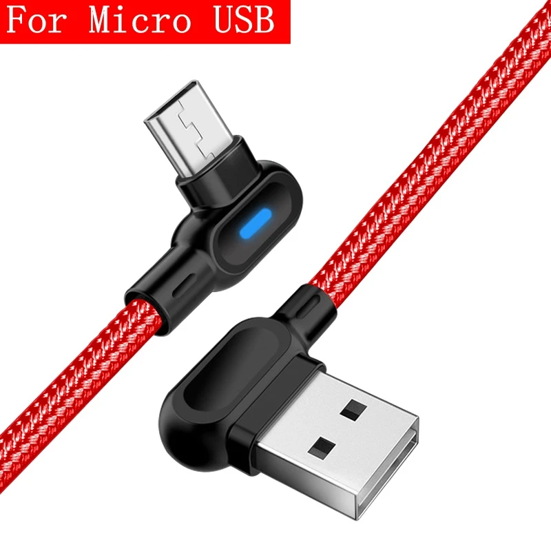 For Micro Red Олаф 1 м 2 м USB кабель Micro usb type C кабель для быстрой зарядки для iPhone XS Max samsung A50 S8 USB зарядное устройство Шнур для мобильного телефона - Цвет: For Micro Red