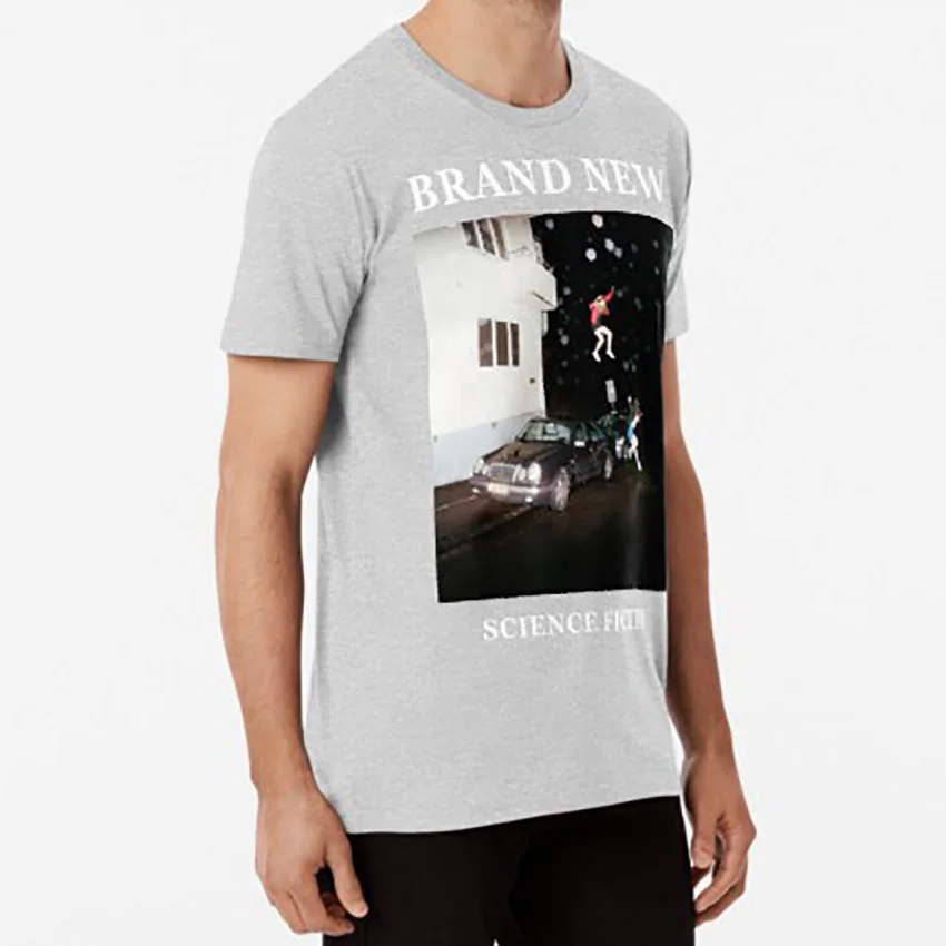 Brand New - Science Fiction T shirt brand new band science fiction rock emo post indie paramore jimmy eat world blink 182 | Мужская