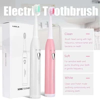 usb charge washable electric toothbrush teeth whitening oral care waterproof cleasing tool