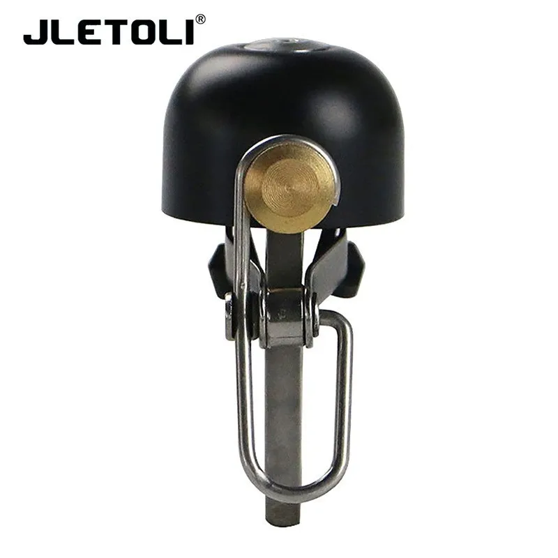 JLETOLI дорожный велосипедный звонок, велосипедный звук, руль, классическое кольцо, рог, горный велосипед, Спортивная сигнализация, звонок, Аксессуары для велосипеда - Цвет: black