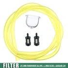 2 фута 3 мм прозрачный фильтр для топливной газовой линии застежка труба шланг струнная труба для бензопилы триммер Воздуходувка с 2 мини-фильтром 1 бензиновая крышка