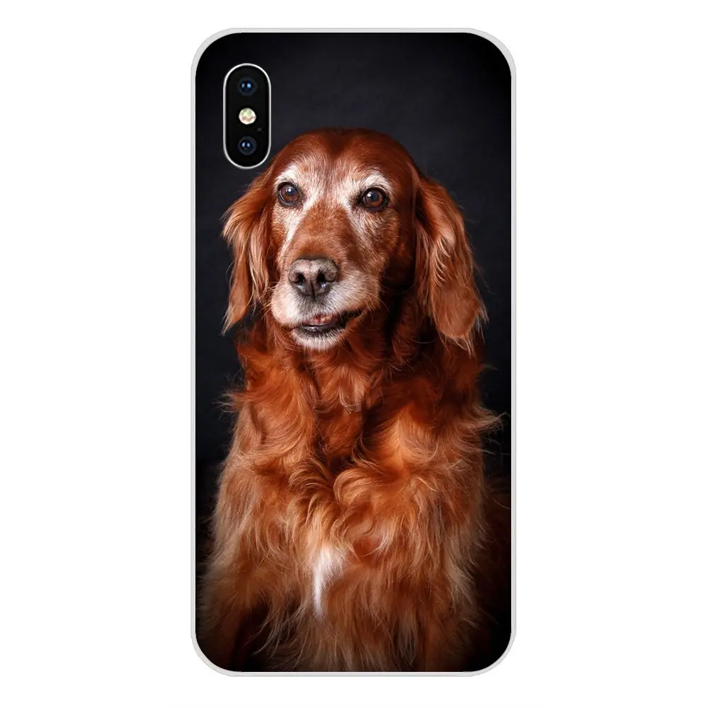 Милый ирландское сеттер щенки мягкий симпатичный из ТПУ чехол для huawei Honor Коврики