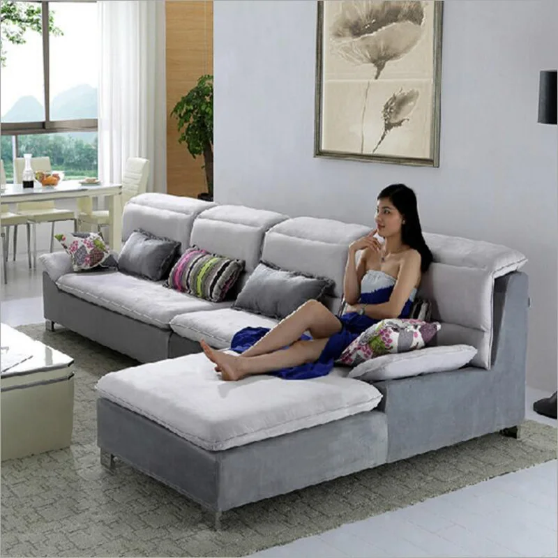 Мебель для гостиной современный тканевый Диван Европейский секционный диван