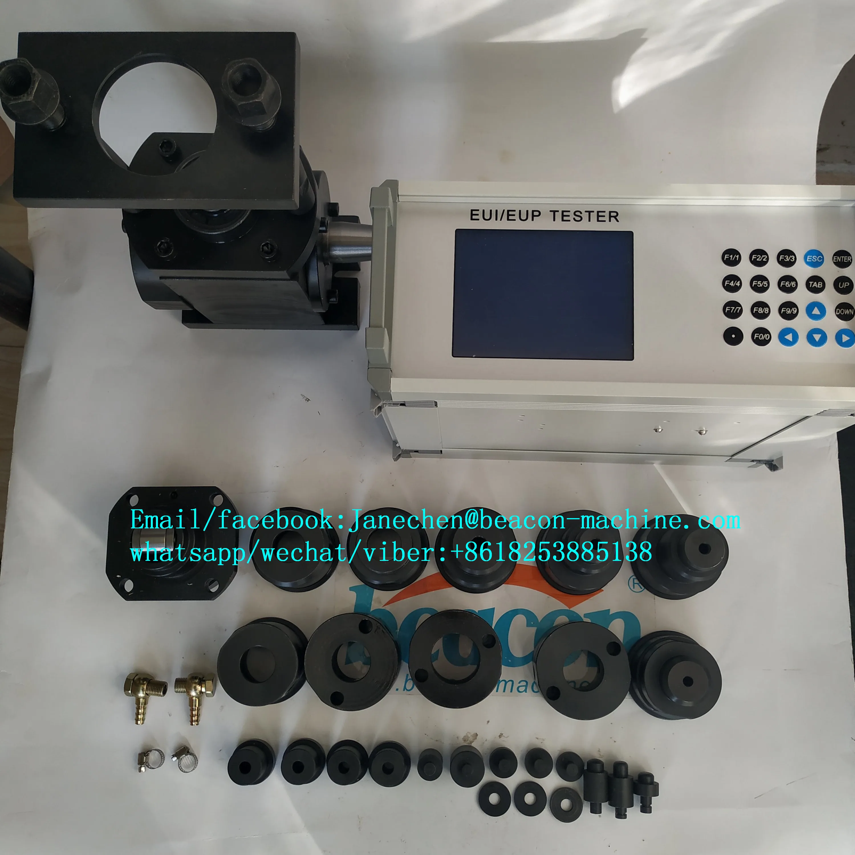 simple type EUI/EUP Tester with Cambox and Camshaft 3 camshafts 10 adapters common rail test bench |