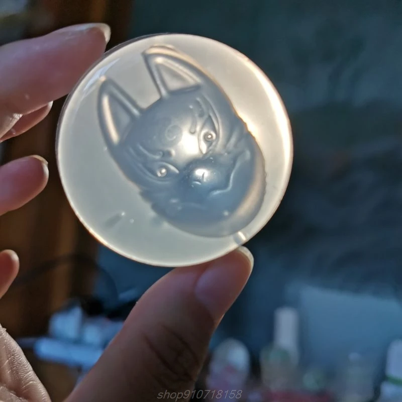 Силиконовая форма сделай сам для смолы гибкие лисы маска ювелирных изделий из