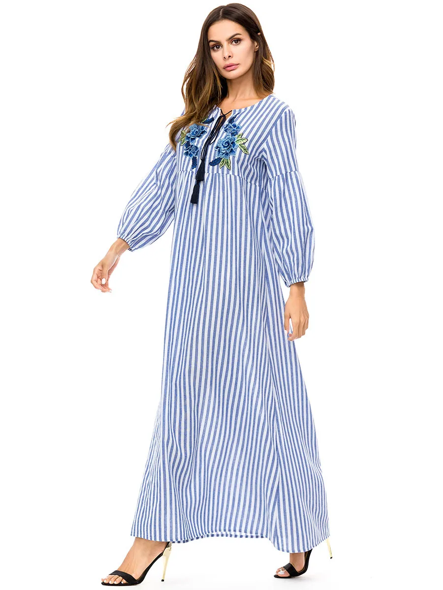 Арабское мусульманское платье в Дубае Турецкая мусульманская одежда Abayas для