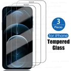 Защитное стекло для iphone 12 mini, 12 pro max, 3 шт.