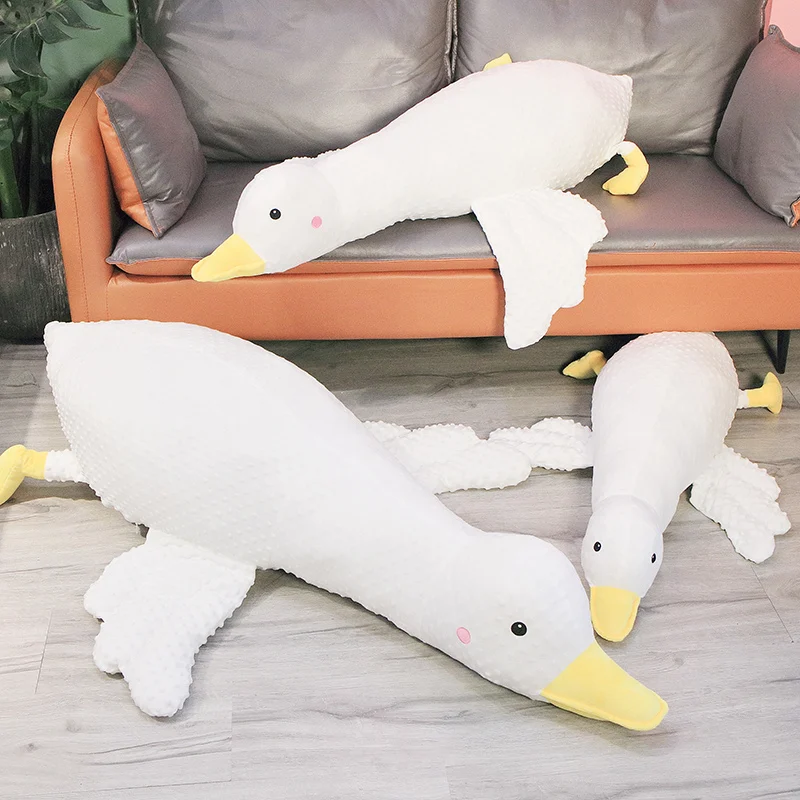 

Kawaii Lying Duck Goose Plush Toys Stuffed Cute Cat Doll Lovely Animal Pillow Soft Cartoon Cushion Kid Baby Christmas Gift