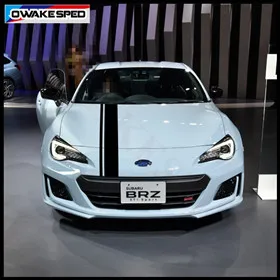Гоночный спортивный капот в полоску Автомобильный капот Декор виниловые наклейки Авто Крышка двигателя наклейки для Subaru BRZ Coupe AT MT STI