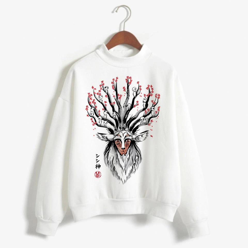 Totoro Studio Ghibli Kawaii Harajuku Толстовка для женщин Ullzang милый забавный мультфильм Новый