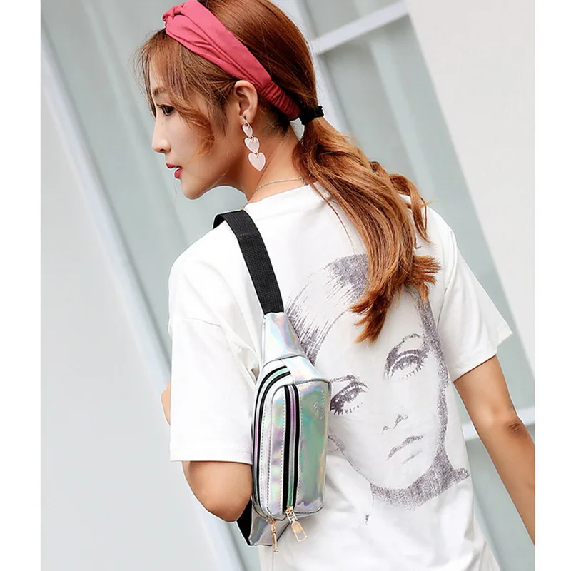 

Женская сумка через плечо для отдыха водонепроницаемая износостойкая нагрудная сумка для улицы Повседневная поясная сумка для пикника пос...