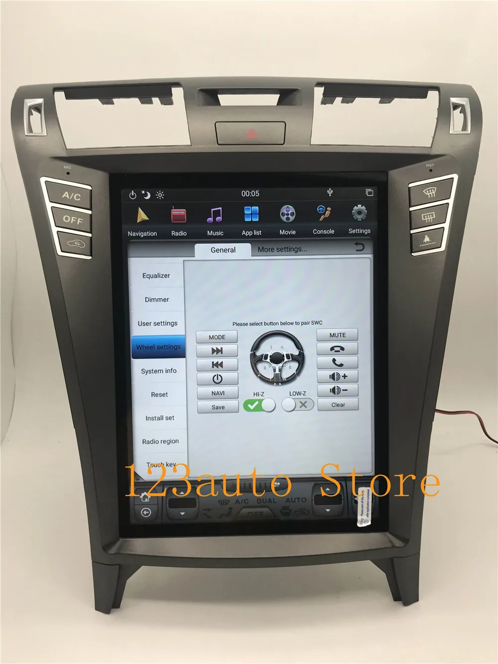 12,1 дюймов Вертикальный стиль Android 8,1 автомобильный DVD gps навигатор для lexus LS LS460 LS600 2006-2012 встроенный carplay HDMI AHD 7850IC ips