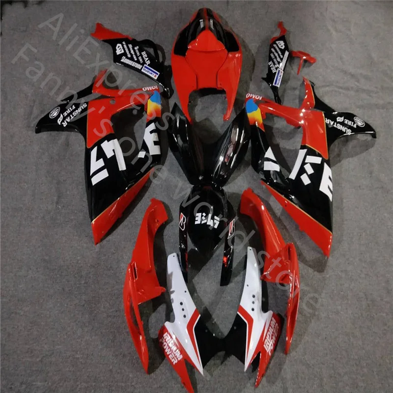 

red black Injection Fairing set for SUZUKI K6 GSXR 600 750 2006 2007 ABS motorcycle fairings GSXR750 GSXR600 06 07 Fairing