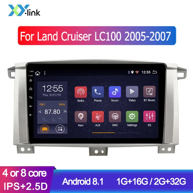 Автомобильный мультимедийный плеер на Android 10 дюймов система Gps-навигации для Toyota