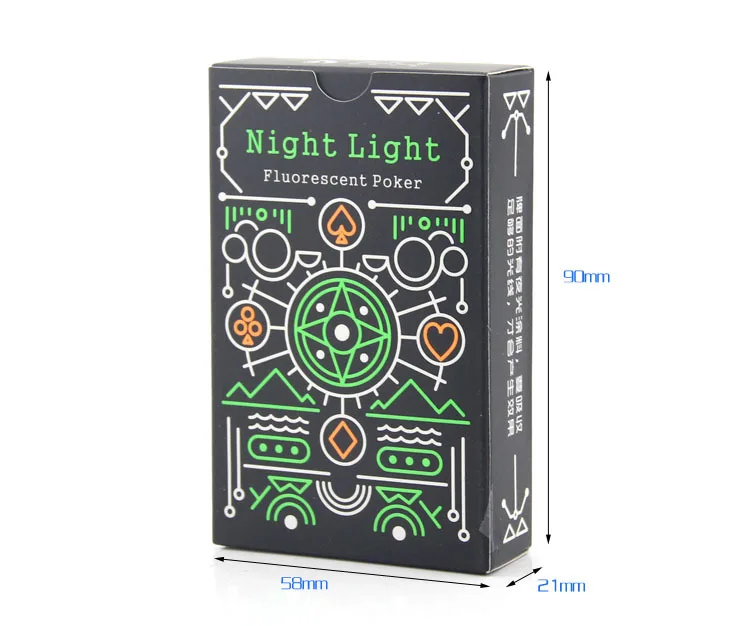 

Play creative luminous fluorescent poker night light luminous poker dormitory nightclub KTV leisure and entertainment