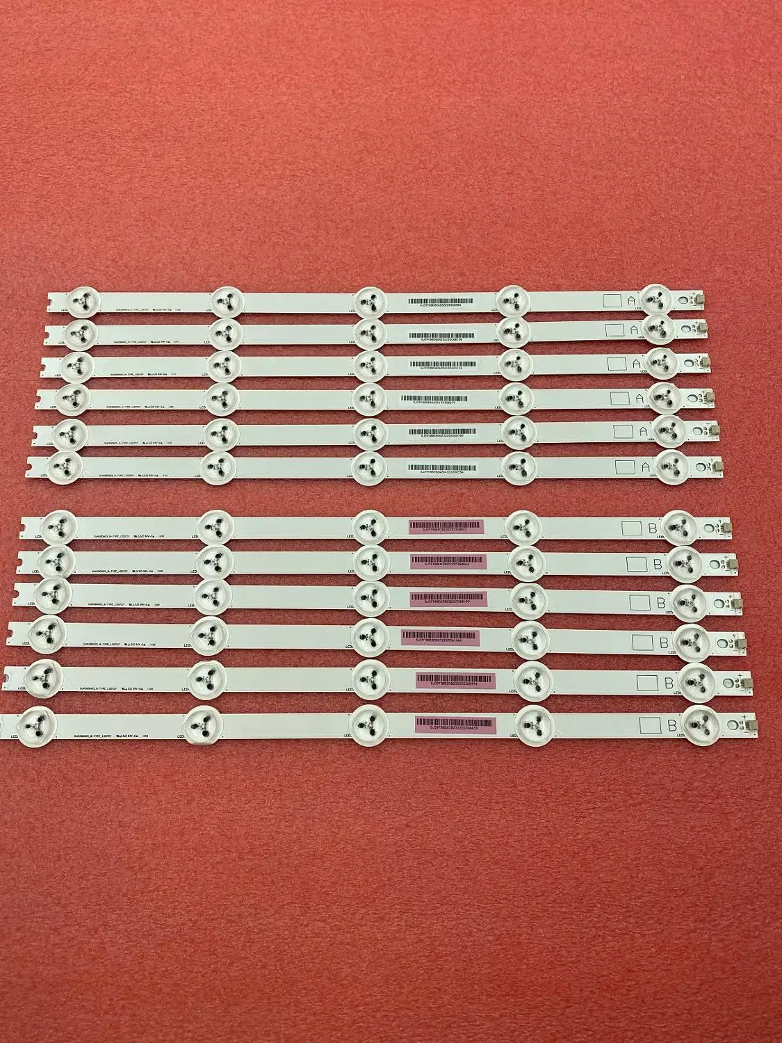 

New 5set=60 PCS LED Backlight strip for Panasonic TV TH-L39B6M TH-39LRU60 SVA390A03 A B Type T390HVN02.3