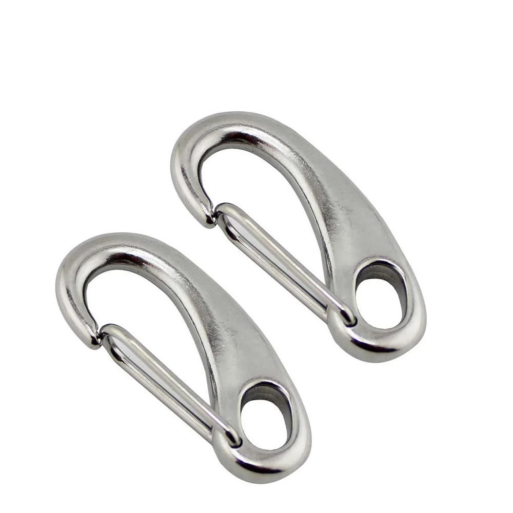 2 шт. защелкивающиеся крючки в форме яйца нержавеющая сталь 304 40 мм 50 70 100 мм|Крючки|