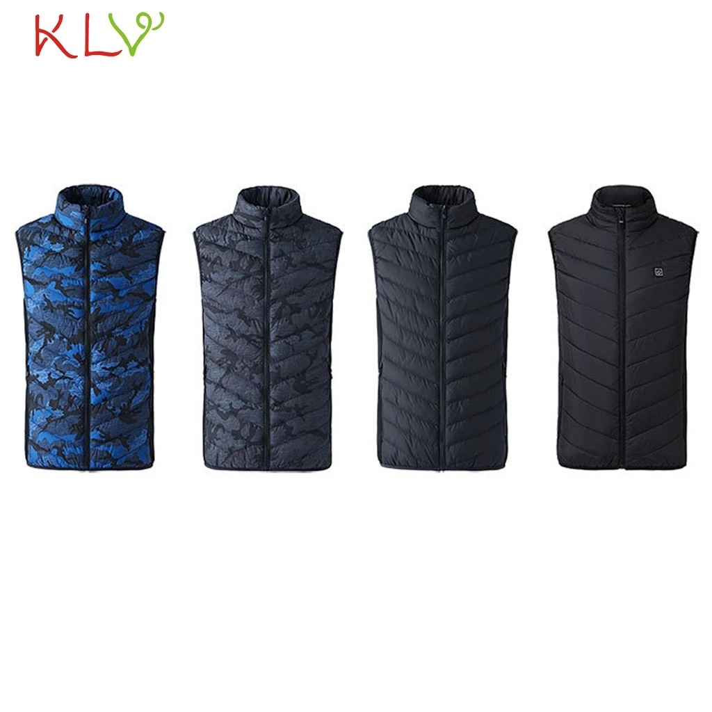 

Men Jacket Winter 2019 Brand USB Heating Warm Cotton Down Casual Mens Jackets And Coats Thick Parka Outwear Male Clothing 19Aug