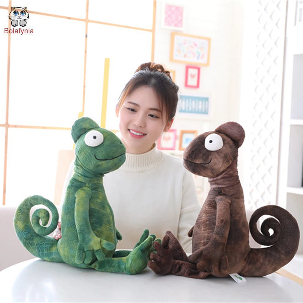 BOLAFYNIA Детская плюшевая игрушка Рождественская имитация Хамелеон детская мягкая