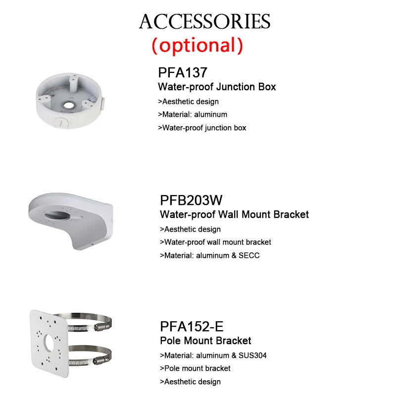 Dahua IP camera 8MP IPC-HDW5831R-ZE security with POE network | Camera