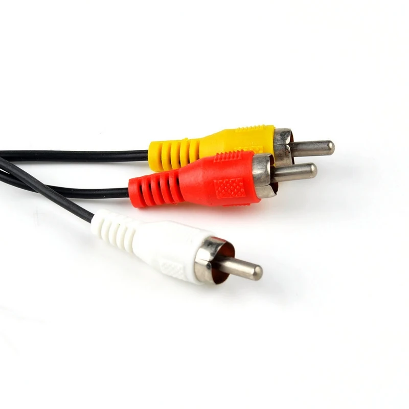1pc 1.8M RCA TV Cable AV lead Sound Audio Video for Sony Playstation 2 3 PS2 PS3 4 Composite Adapter Converter Cord | Электроника