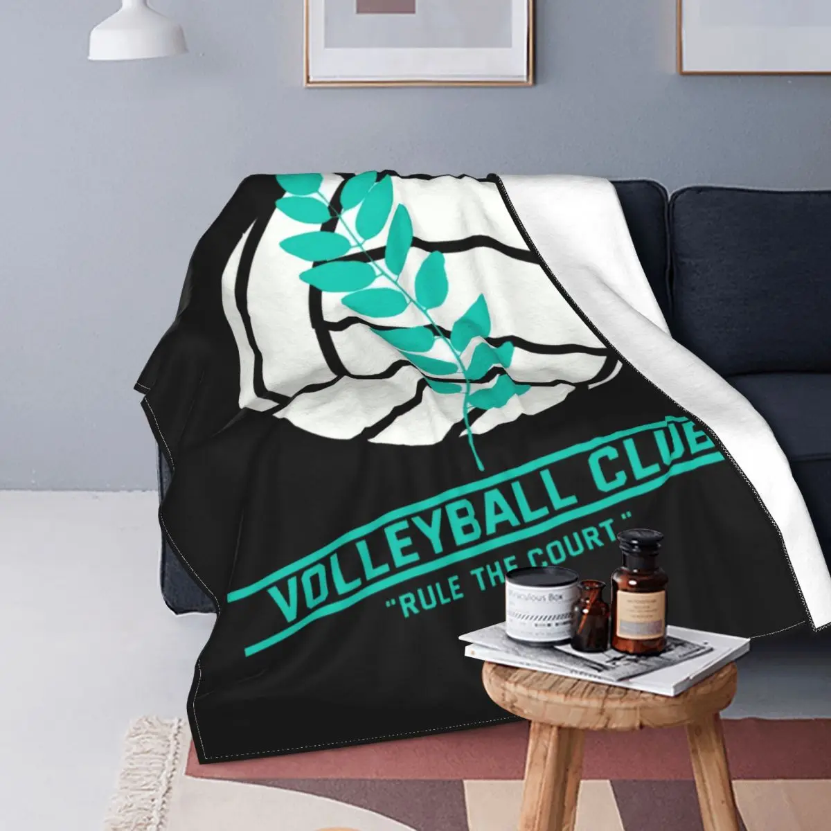 Haikyuu Aoba Johsai High School Volleyball Club Blanket Anime Super Cheap Bedspread Decorative Fleece For Photo Shoot Blanket