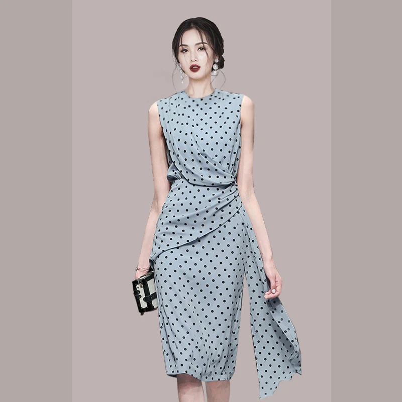 

Женское платье с открытыми плечами, Элегантное летнее праздничное платье без рукавов, 2021, модная Праздничная пляжная юбка, сексуальная шифо...