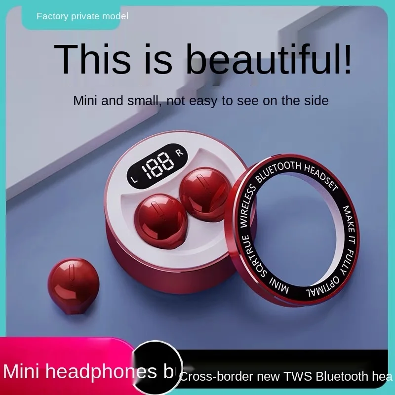 

Black technology private model TWS Bluetooth headset new binaural sports headset charging Mini headset wireless Bluetooth Sale