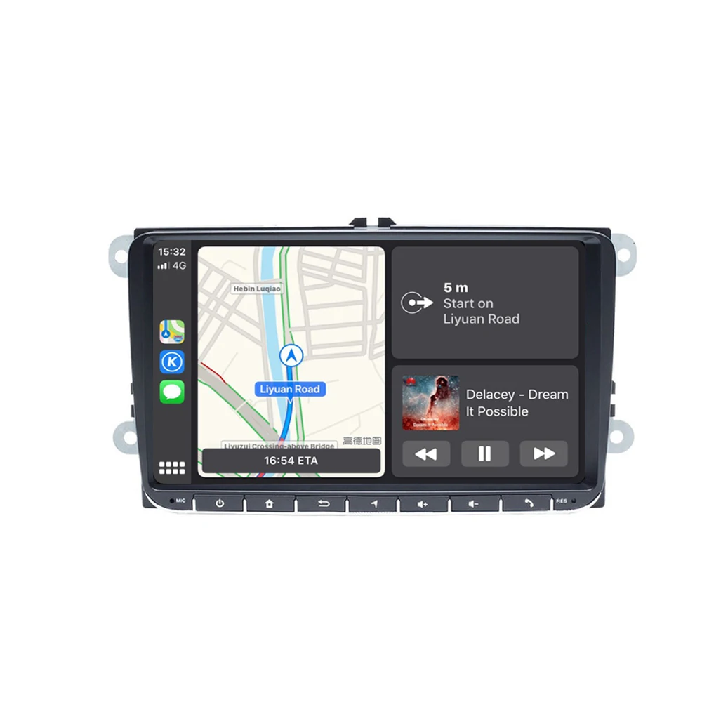 Мультимедийный плеер на Android 9 0 с CarPlay для VW GOLF 5 6 Polo Passat CC Jetta Tiguan Touran Skoda радио GPS