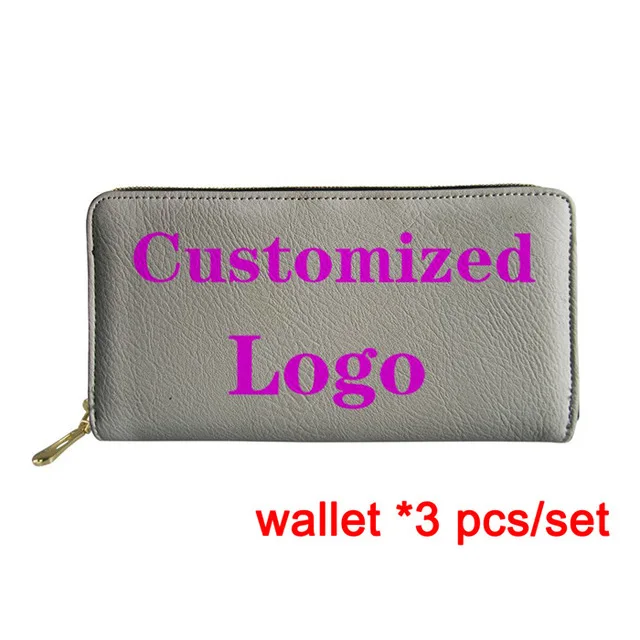 Wallet-5 FORUDESIGNS женские сумки с 3D принтом, на заказ, с собственным логотипом, повседневные сумки на плечо, большие женские сумки - Цвет: Wallet-5