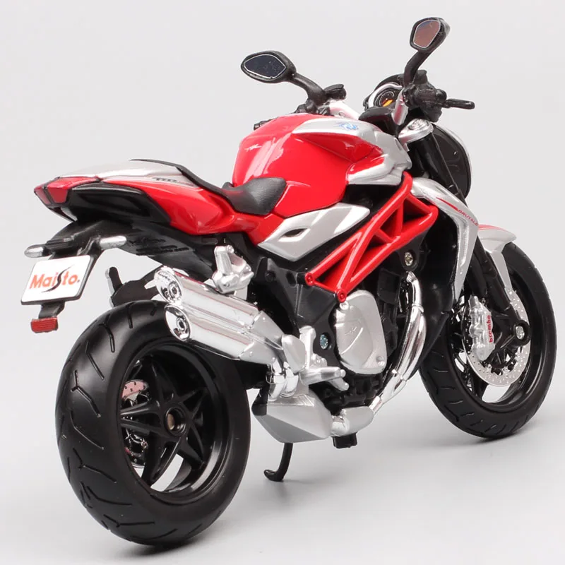 Детские 1:12 в масштабе MV Agusta F4 Brutale 1090 RR R Diecasts& Toy Vehicles модель мотоцикла Коллекционная для миниатюрных