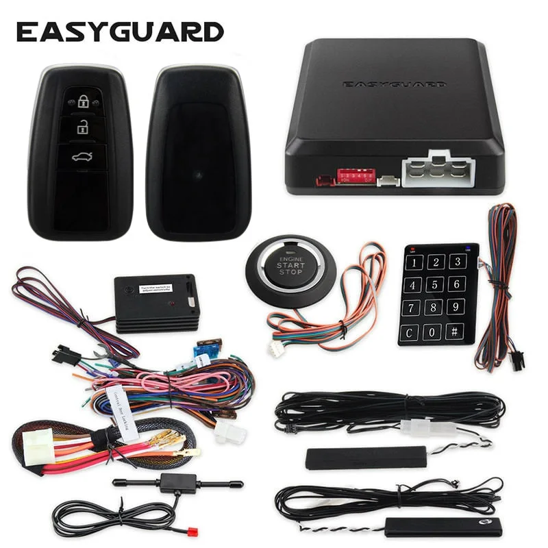 EASYGUARD кнопка запуска двигателя Пассивный бесключевой доступ комплект
